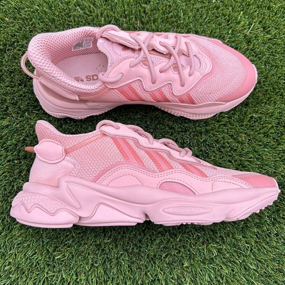 adidas Ozweego J Wonder Mauve Pink Trainers Sneaker Size 7 Shoes Barbiecore - Picture 2 of 13